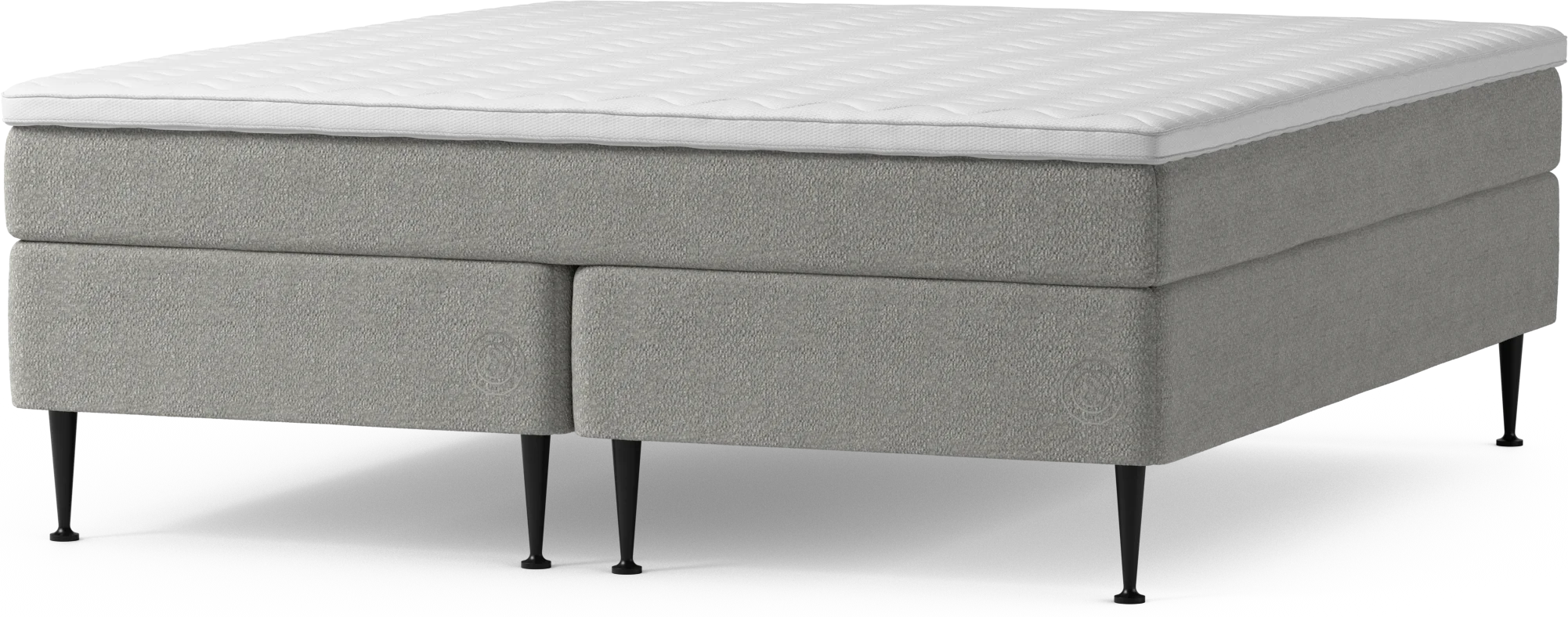 Asperö Comfort Kontinentalsäng, dubbelsäng med bäddmadrass Comfort och sängben Pp1he