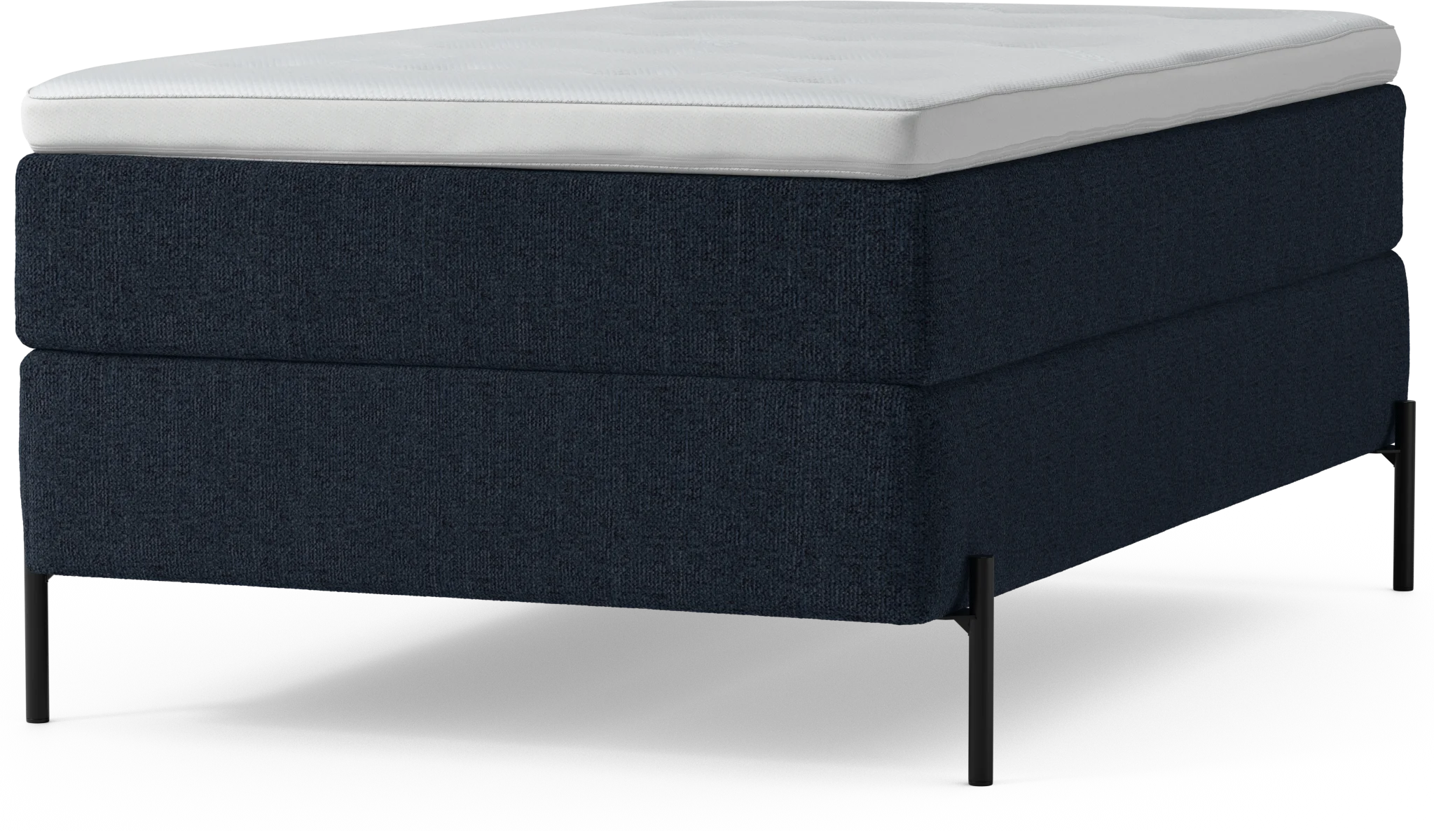 Delux Dream Kontinentalsäng, enkelsäng 120 cm med bäddmadrass och sängben FCX1q