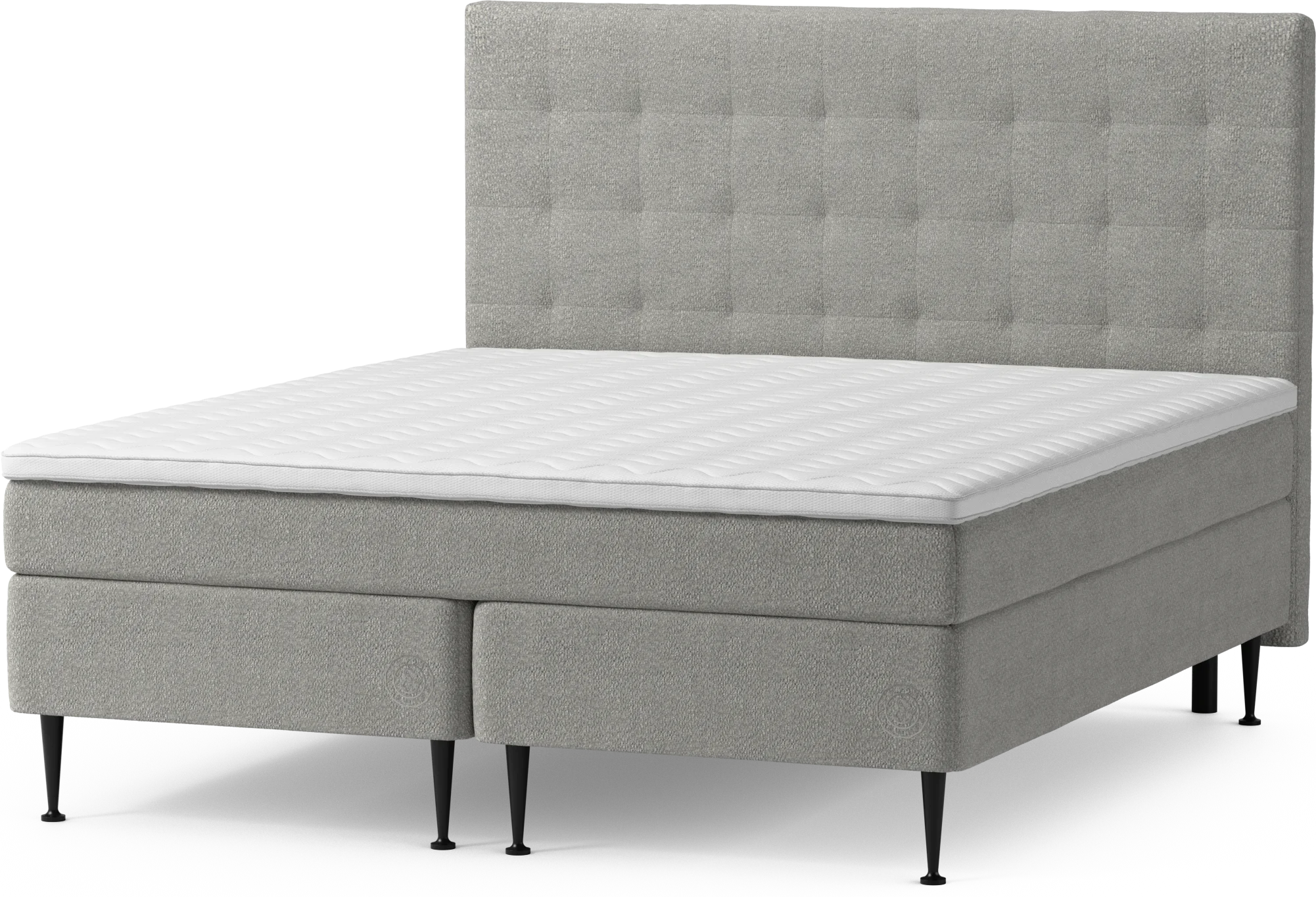 Asperö Comfort Kontinentalsäng, dubbelsäng med bäddmadrass Comfort och sängben K6vYt