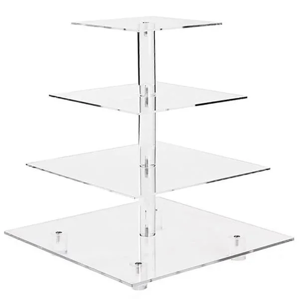 1 Set Tårtställ Stor Kapacitet Lätt att Montera Akryl Snack Displaytorn för Bröllop SUMFZ042986 1 Set Tårtställ Stor Kapacitet Lätt att Montera Akryl Snack Displaytorn för Bröllop SUMFZ042986