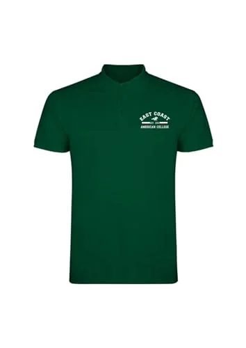 AMERICAN COLLEGE USA Pikétröjor blandade män och kvinnor, Färg: grön, S 3666052665597