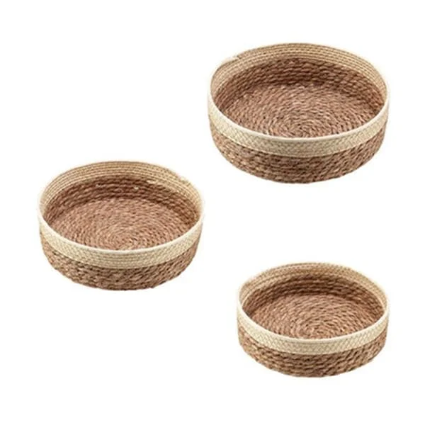 1 Set/3 st Serie Vävförvaringslåda Handgjorda Korgförvaringskorgar Skåp Rund Bordslåda – Korg Diverse B 02FGMA31912YX 1 Set/3 st Serie Vävförvaringslåda Handgjorda Korgförvaringskorgar Skåp Rund Bordslåda – Korg Diverse B 02FGMA31912YX