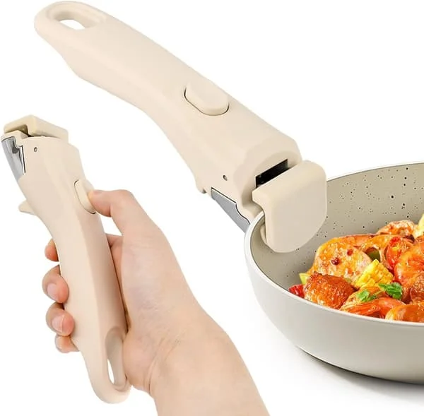 1-pack Avtagbart pannhandtag, avtagbart ersättningshandtag för kastruller och stekpannor, universella gräddvita pannhandtag, lämpliga för alla kokkärl, värmebest… TR101B-00319-1 1-pack Avtagbart pannhandtag, avtagbart ersättningshandtag för kastruller och stekpannor, universella gräddvita pannhandtag, lämpliga för alla kokkärl, värmebest… TR101B-00319-1