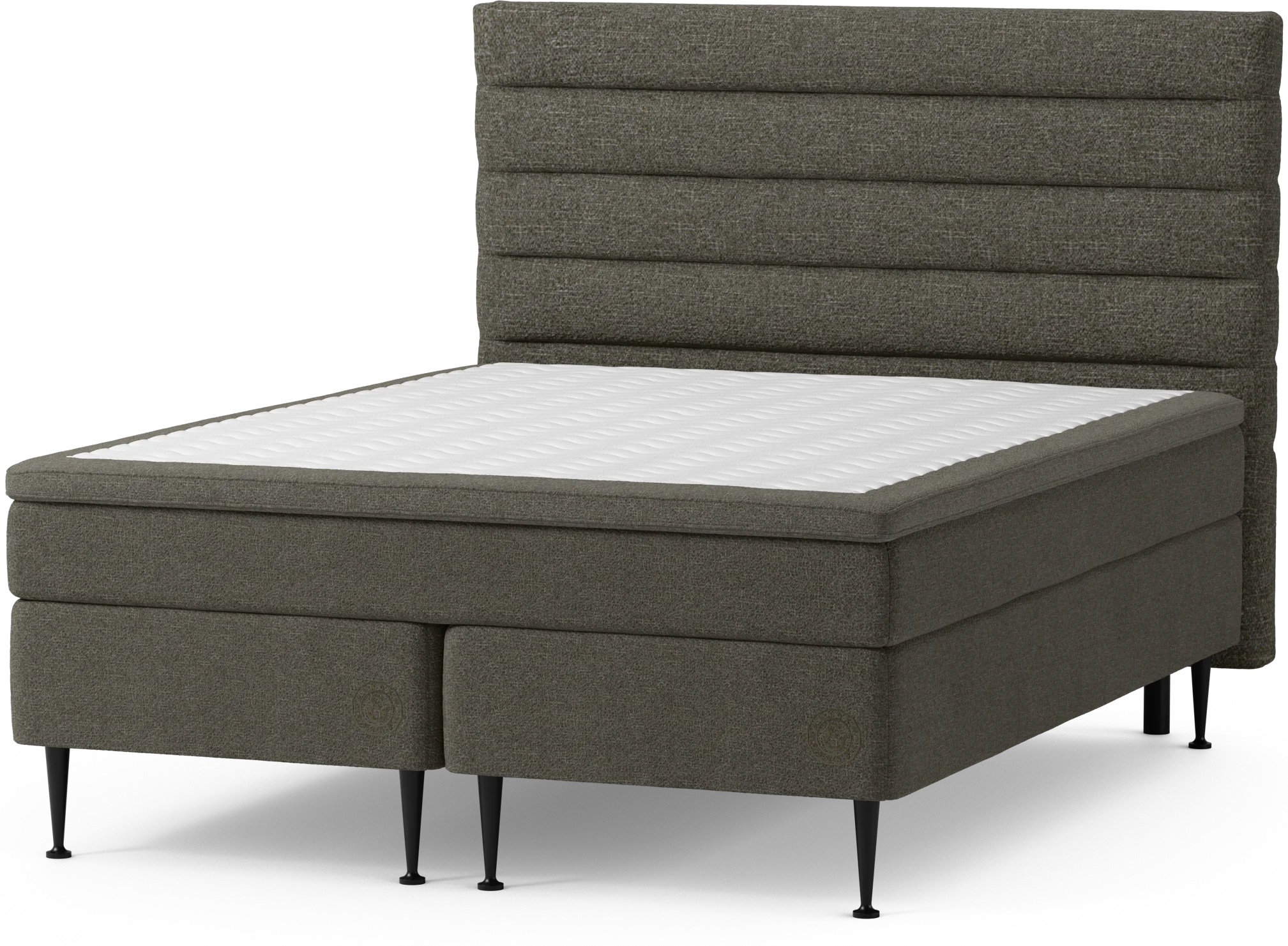Asperö Comfort Kontinentalsäng, dubbelsäng med bäddmadrass Comfort och sängben GpoyX