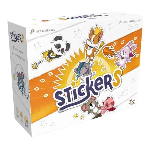 Två Manta Editions, klistermärken, familjespel, brädspel, 24 spelare, från 8+ år, 20 minuter, tyska 4015566605565