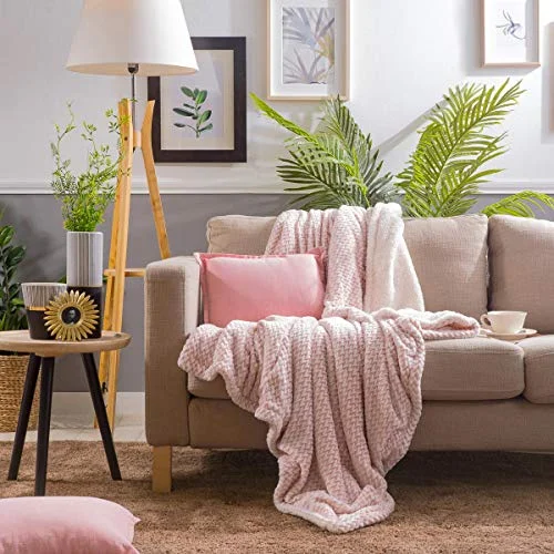 Sancarlos Nest Plaid, Rosa, 130x160 cm 8434452322946