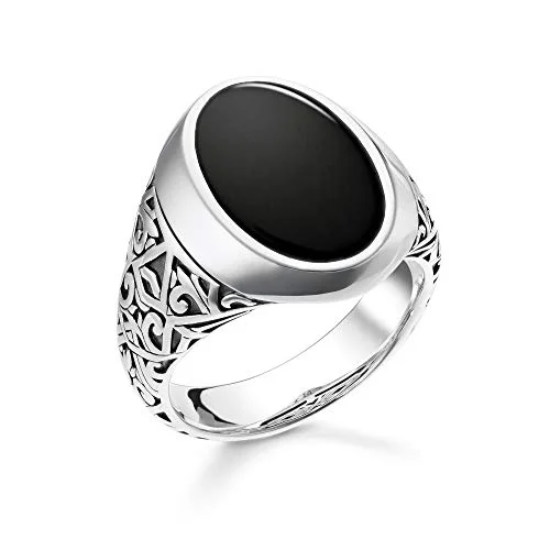 Thomas Sabo Herren Siegelringe 925 Sterlingsilber mit ' Ringgröße 64 TR2242 698 11 4051245429046