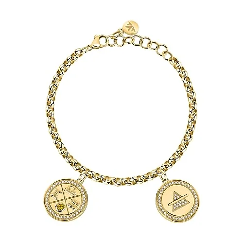 Morellato Cosmo Damarmband Capsule Collection i stål, kristaller SAUM15, 19 cm, Legerat stål 8033288981596
