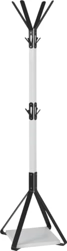 HAKU Möbel Klädhängare svart, vit, MDF, metall Storlek: B 41 cm x H 178 D cm, Stil: Modern 4001070133632