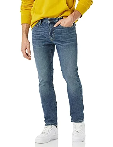 Amazon Essentials mäns Skinny fit High Stretch Jean, Medium Tvätt, 30 B x 29 L 195111634517