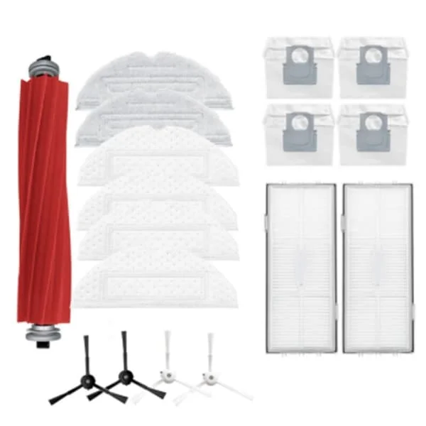 1 set för G10S/G10S PRO robotdammsugare S7 MaxV Ultra tillbehör huvudborste sidoborste filter dammsugare 02FGMA15674YX