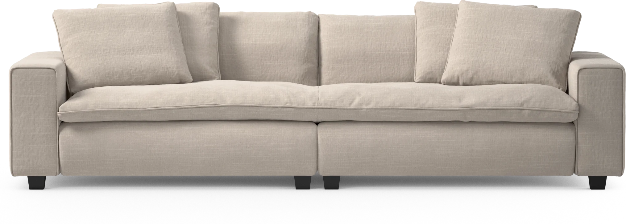 Bellora 4-sits soffa, hel dyna LAXhI