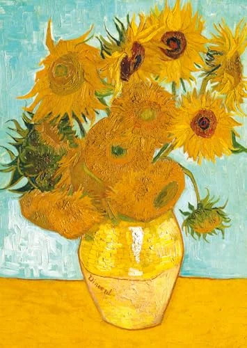 Ravensburger 12000070 Van Gogh: Solroskruka pussel 1000 bitar vuxna och pojkar från 14 år, pusselkonst, pusselmålning 4005555000709