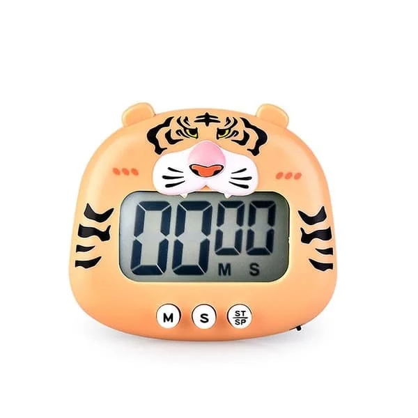 1 st Cartoon Frog LCD Digital Display Kök Matlagning Timer (Gul) ETOQ-55642