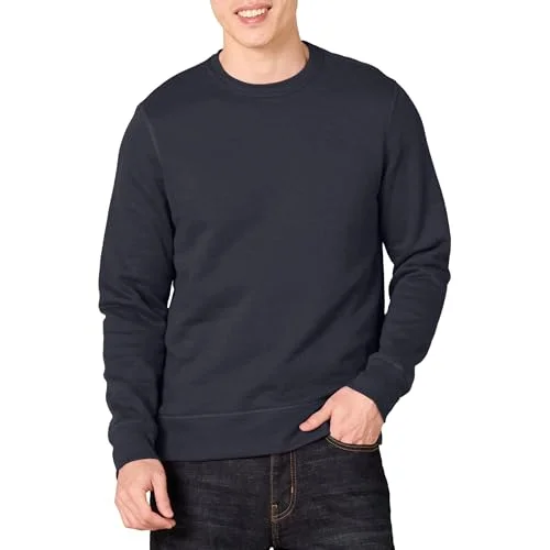 Amazon Essentials herrtröja med rund hals (finns i stor och lång), marinblå, 3X Large lång 196433209247