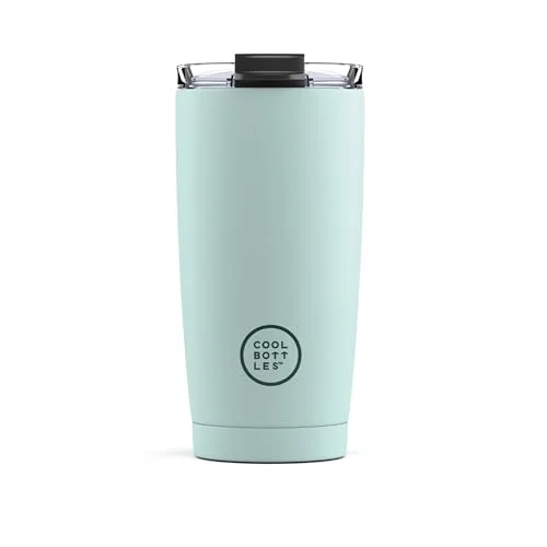Kaffetermos varma drycker 5 timmar och kalla 10 550 ml BPA fri termokopp i rostfritt stål lufttätt lock fläckbeständig design himmelskaka Cool Bottles 8436583302644
