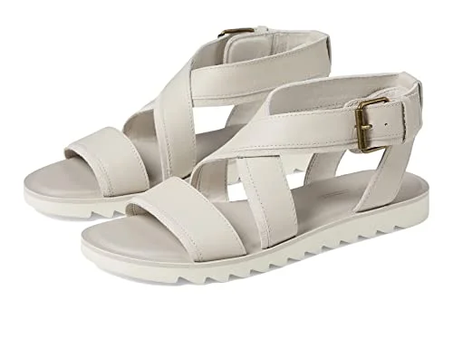 TOMS Dam Sidney Tread Snow Leopard ankelrem vardagliga sandaler svart, benvit, Kitt, 38 EU 195703335976