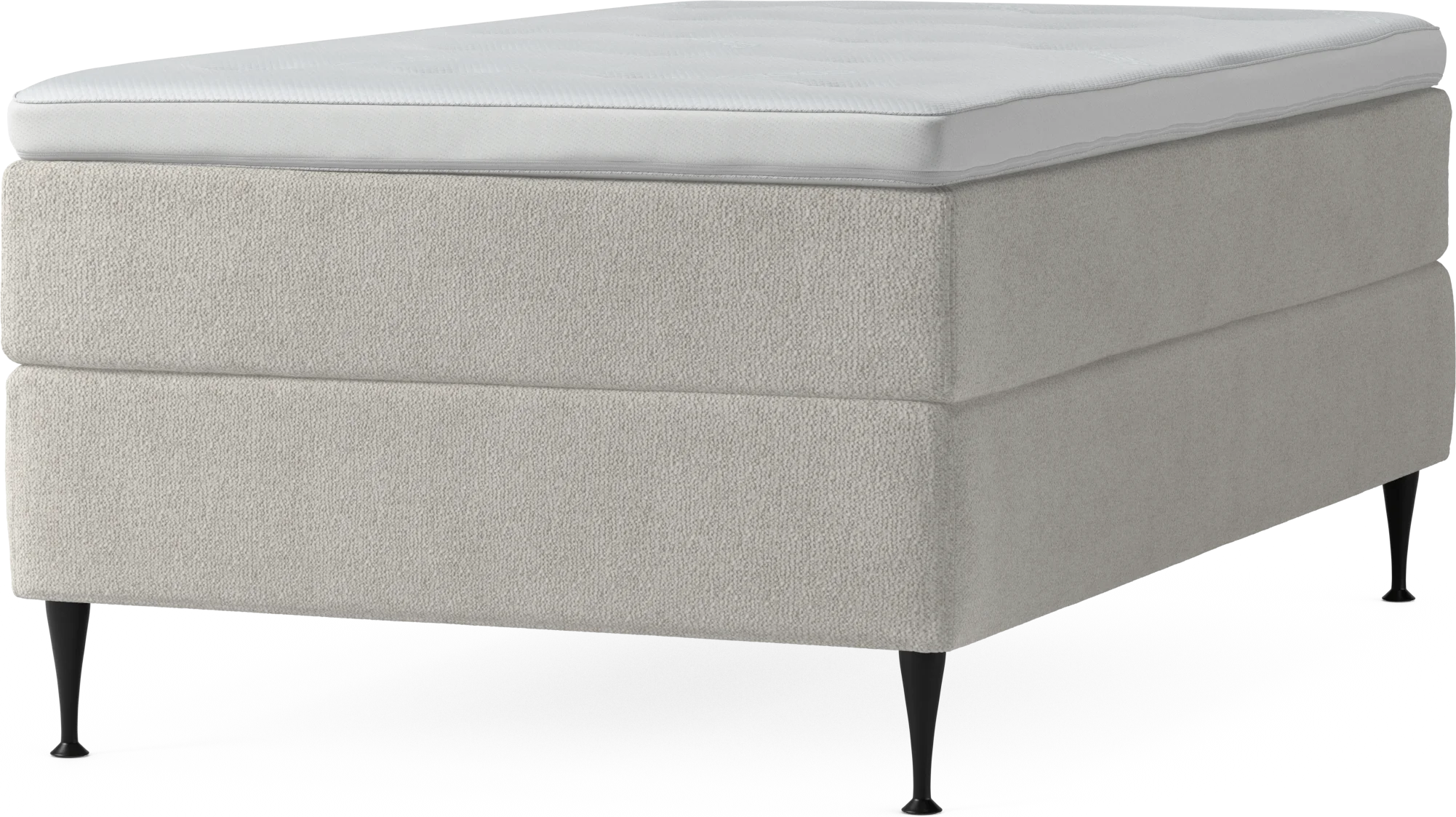 Delux Dream Kontinentalsäng, enkelsäng 120 cm med bäddmadrass och sängben VRQWx