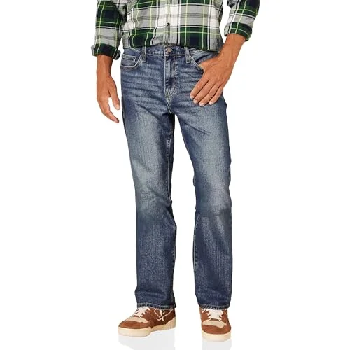 Amazon Essentials mäns jeans med rak passform, medium tvätt, 38 B x 34 L 191770615805