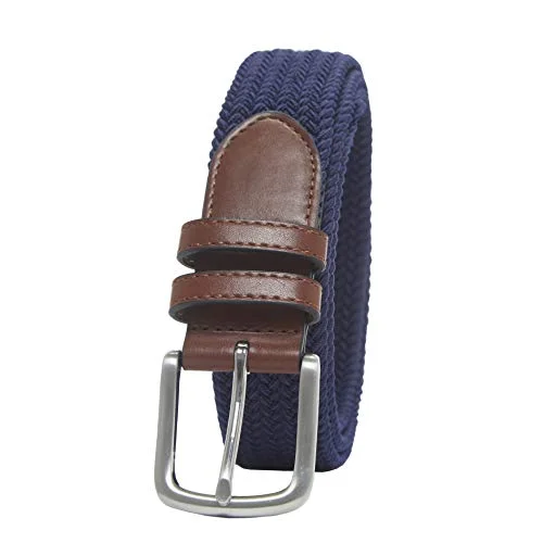 Amazon Essentials stretchvävt flätbälte för män, Marinblått Xsp, 36 26217548852