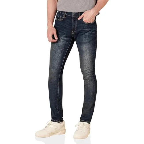 Amazon Essentials Herr Skinny Fit Stretch Jean, Mörk Tvätt, 32 B x 33 L 191770621264