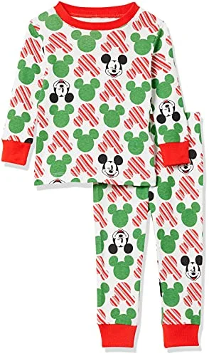 Amazon Essentials Disney baby pojkar snug-fit bomullspyjamas nattkläder, Musse semester - och barn, 18 månader 195111582177