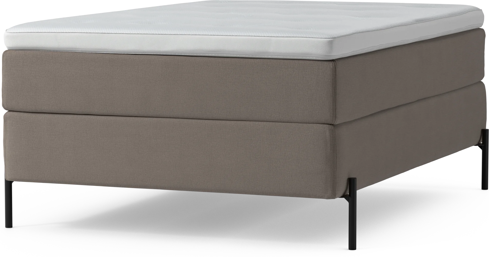 Delux Dream Kontinentalsäng, enkelsäng 140 cm med bäddmadrass och sängben nl9jI