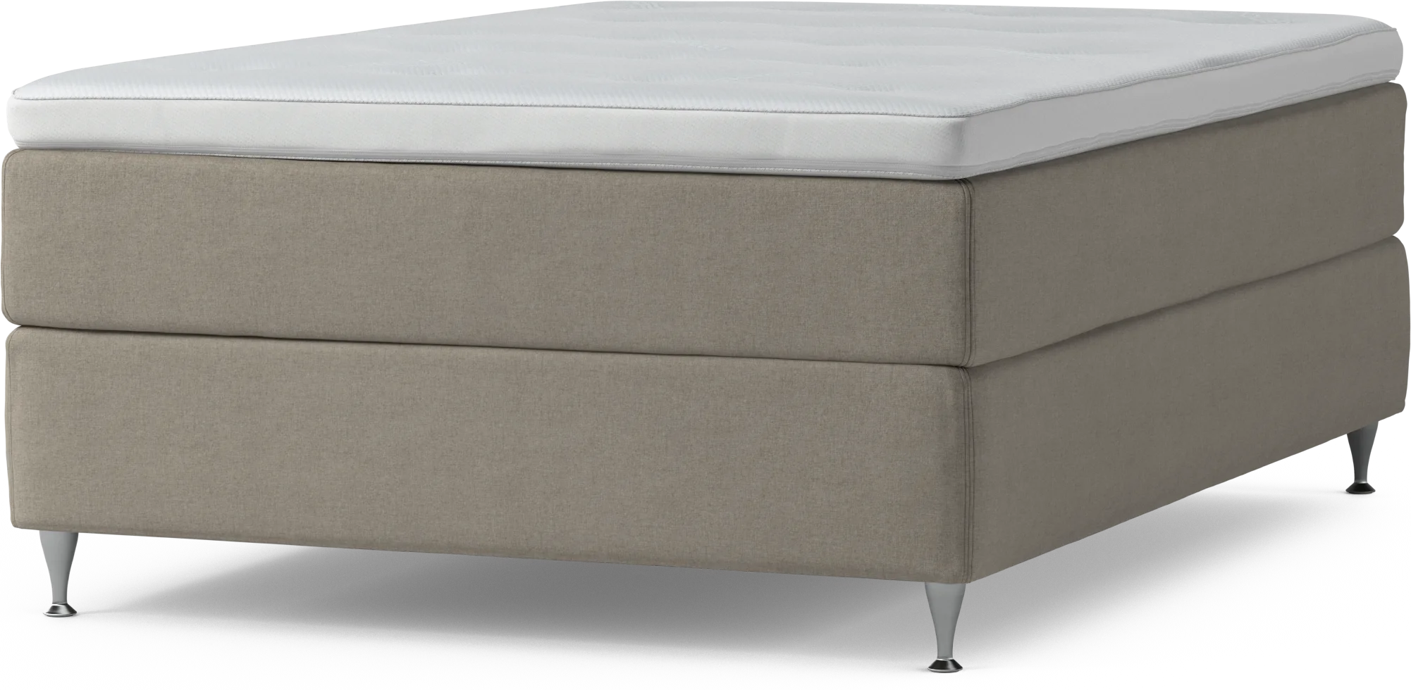 Delux Dream Kontinentalsäng, enkelsäng 140 cm med bäddmadrass och sängben mQHkP
