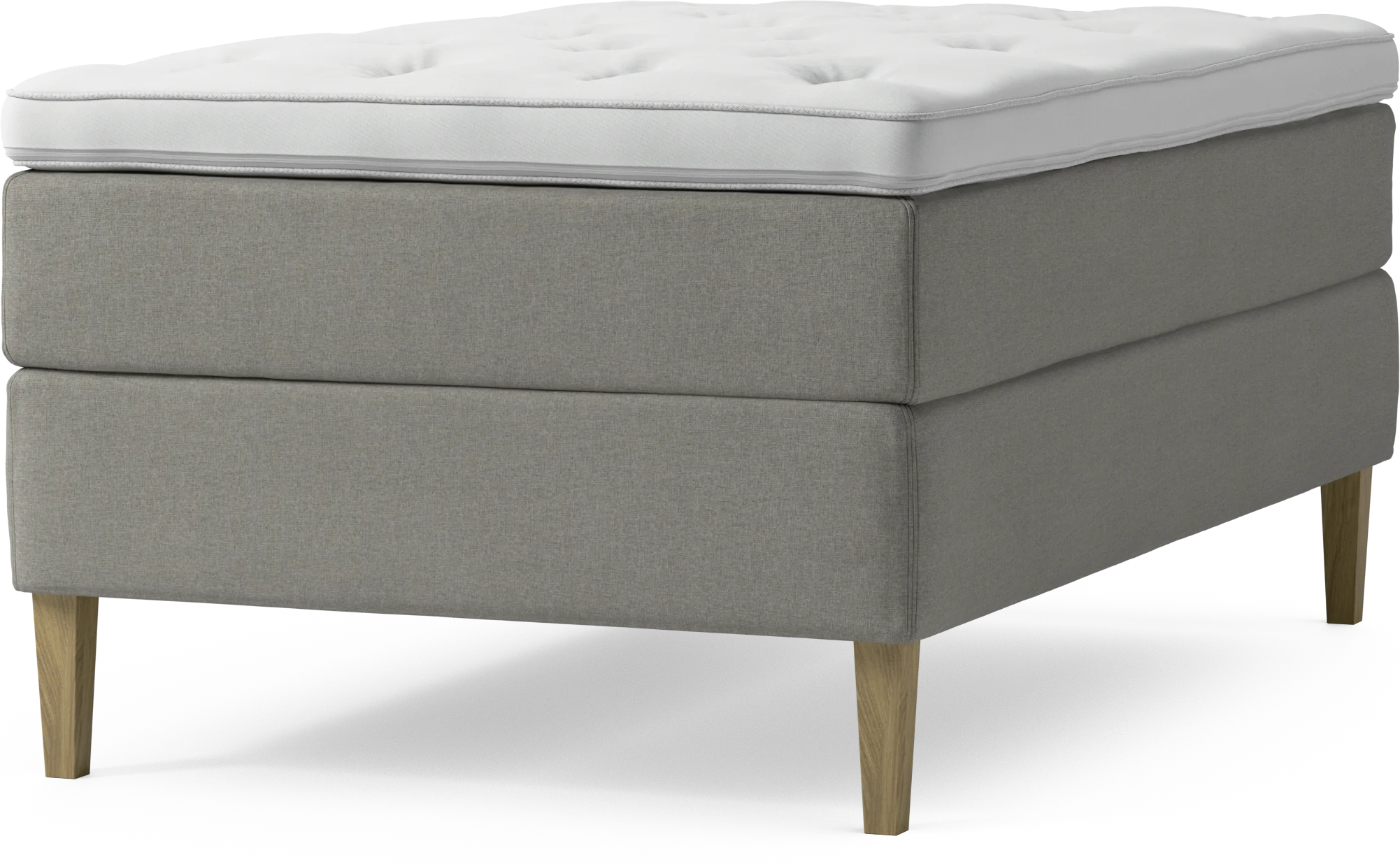 Delux Dream Kontinentalsäng, enkelsäng 120 cm med bäddmadrass och sängben K3P01