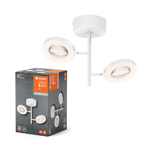 LEDVANCE LED takspotlight Saturn, 2 ljus, CCT, hög, vit 4058075828025 LEDVANCE LED takspotlight Saturn, 2 ljus, CCT, hög, vit 4058075828025