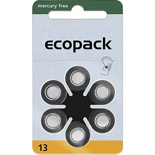 VARTA ecopack typ 13 orange 4606 hörapparat batterier 6 pack blister 4043752300963 VARTA ecopack typ 13 orange 4606 hörapparat batterier 6 pack blister 4043752300963