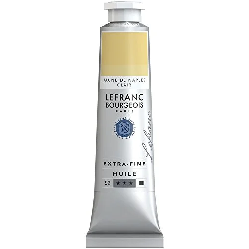 Lefranc Bourgeois, Oljebaserad färg, Naples Yellow Light, 40 ml 3013644051144