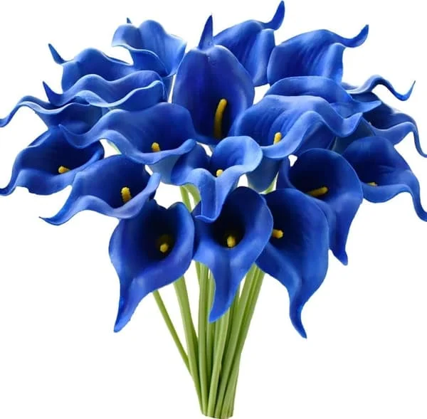 1/10/20 Stjälkar Konstgjorda Calla Liljor Fuskblommor för Bröllopsbukett och Heminredning tlc6071bu00#SXY5