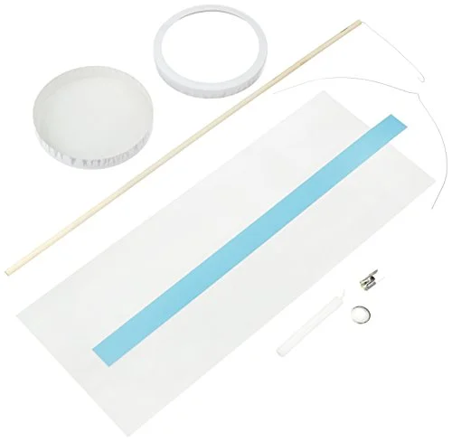 Ursus 6710000 lyktor pysselset, blanco, ca 20 x 15,3 cm, tillverkad av transparent ritpapper, set för att skapa självtillverkade lyktor, perfekt nästa lykta 4008525374701