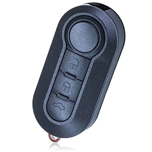 3 knappar nyckel fodral hopfällbar fjärrkontroll bilnyckel för Fiat Grande Punto, Evo, Panda, Bravo, Stilo, 500 l och Lancia Y, Delta Musa 749877568892