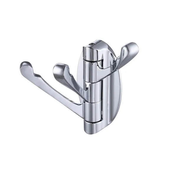 1 Fällbar Svängbar Handdukskrok, Flexibel Metallklädhängare, Badhandduk FN0045896