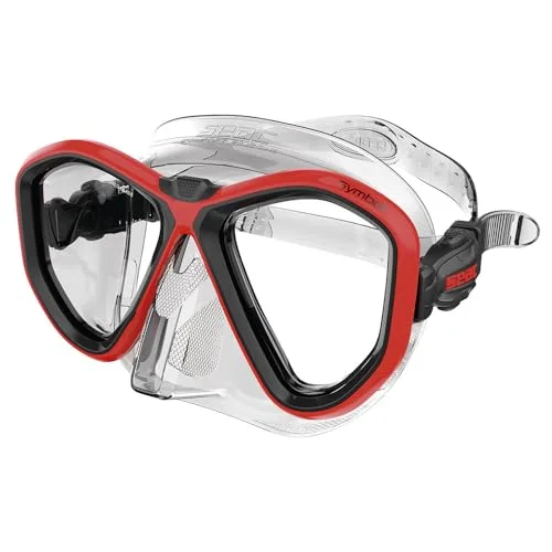 Seac Symbol, tillverkad i Italien dykmask med två linser och 3D spänne 8002908459920