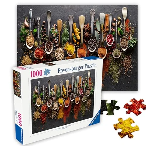 Ravensburger 12000355 Kryddor från hela världen pussel 1000 bitar för vuxna och barn 14 år uppåt, 4005555003557