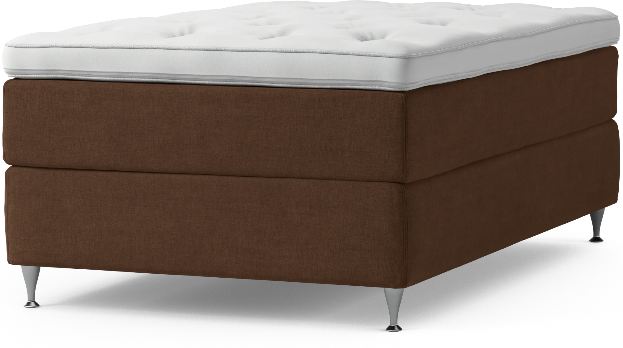 Delux Dream Kontinentalsäng, enkelsäng 120 cm med bäddmadrass och sängben y8qrB