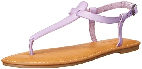 Amazon Essentials dam ledig tåstångssandal med fotledsrem, lavendel, 44,5 EU bred 196433165369