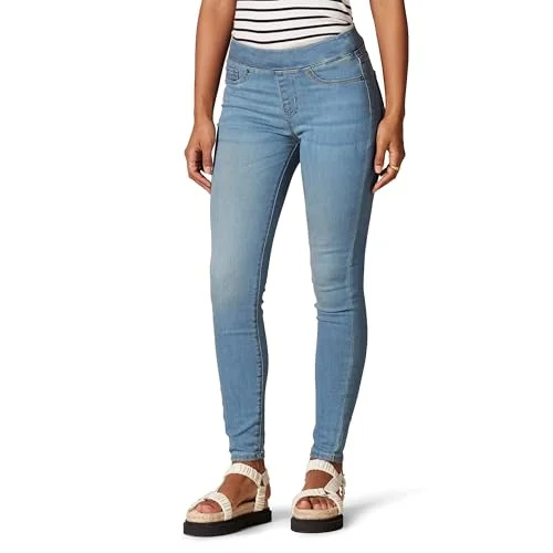 Amazon Essentials kvinnors stretch pull on jegging (finns i plusstorlek), lätt tvätt, 14 lång 194223328116