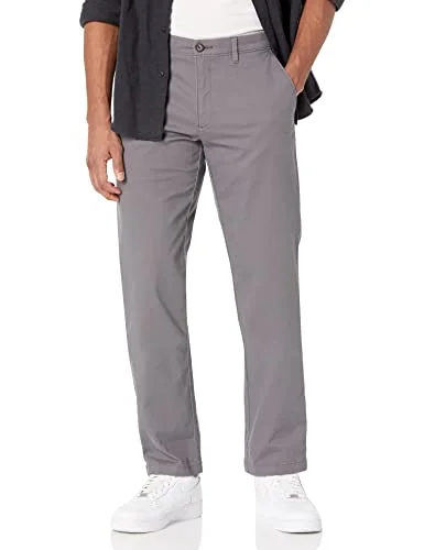 Amazon Essentials herr rak passform vardaglig stretch chinos byxa, mörkgrå, 33 B x 32 L 191770597637