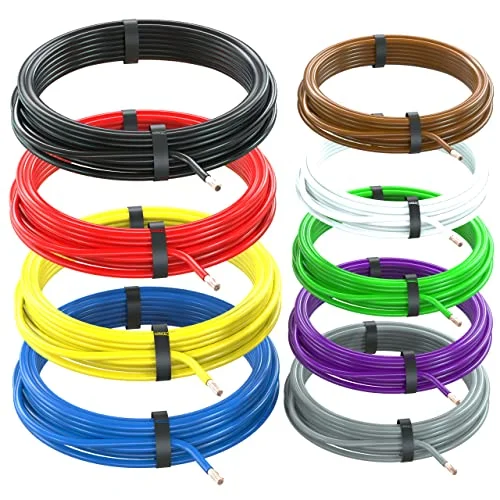 AUPROTEC Fordonskabel 2,5 mm² set 9 färger à 5 m FLRY-B som ring 721246469337