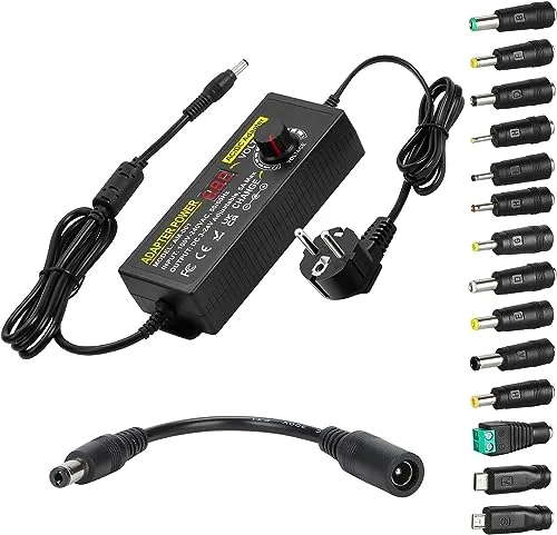 3V 24V 5A 120W justerbar strömadapter, AC/DC 5V 6V 9V 12V 15V 18V 19V 20V 24V, 100V 240V AC till DC omvandlare 768432314200