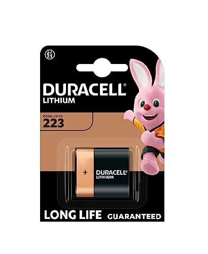 1x Duracell 223 litiumbatteri (1 blisterförpackning med 1 batteri) cell (CR P2) 5000394096196