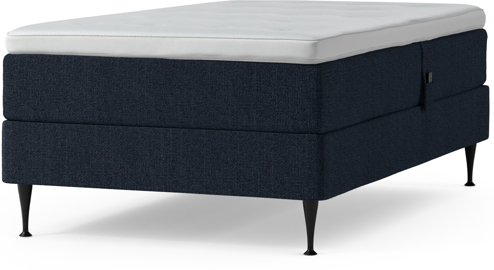 Delux Dream Ställbar säng, enkelsäng med bäddmadrass och sängben nI6Cm