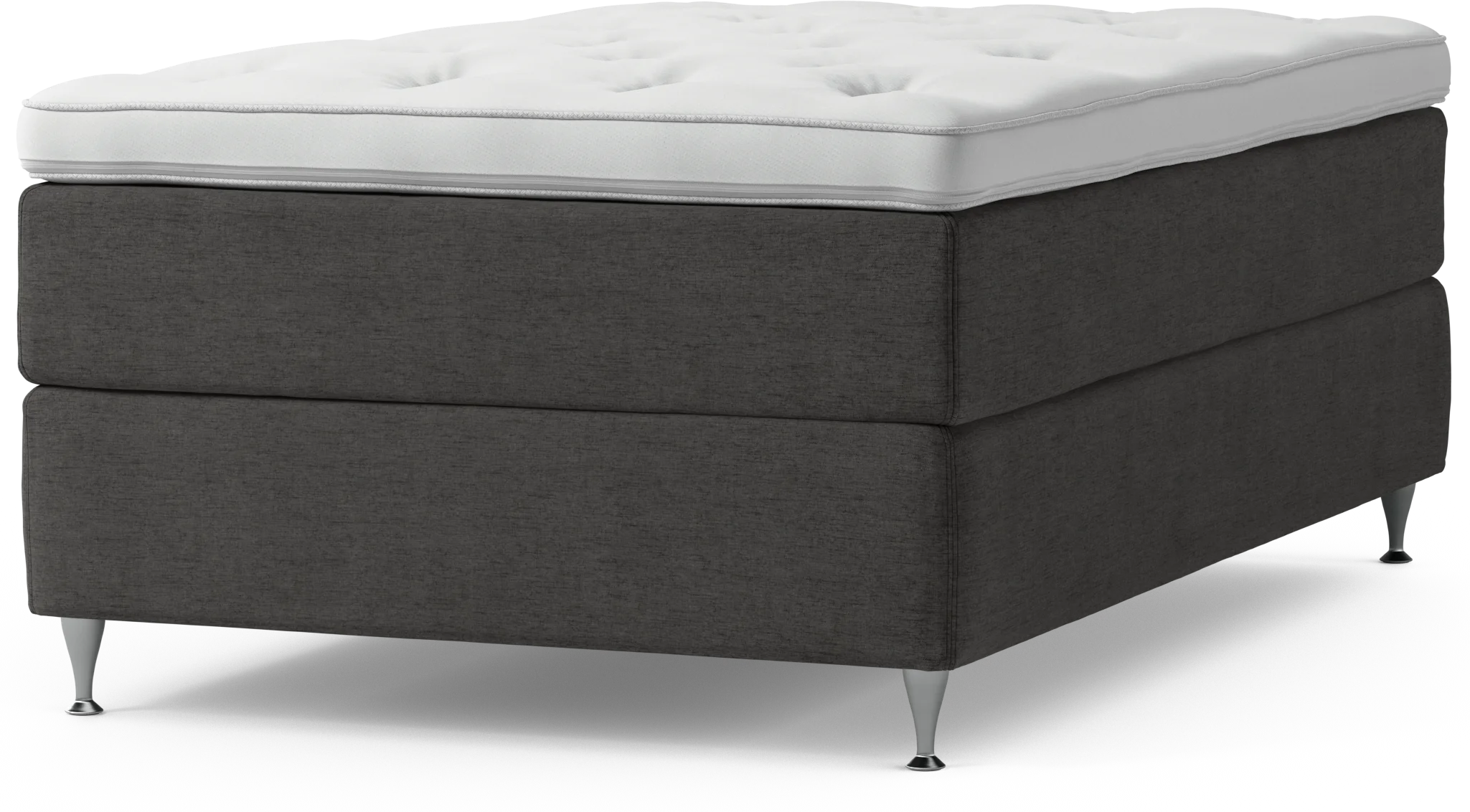 Delux Dream Kontinentalsäng, enkelsäng 120 cm med bäddmadrass och sängben X4daa