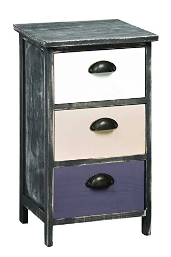 Premier Housewares urban loft 6 lådor bröst, Brun Modern 3 Drawer 5018705777818