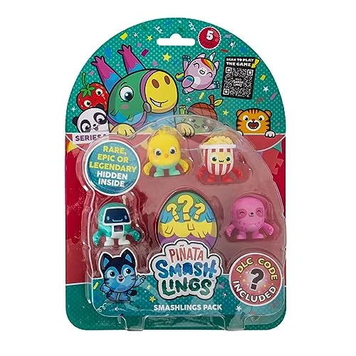 Pinata Smashlings SL2040 5 pack figurer, Roblox, officiell leksak från Toikido 7290117584958