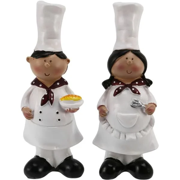 1 par pojke flicka kock dekoration dekoration harts hantverk vinskåp fönster restaurang restaurang bageri dekoration 02FGMA22634YX 1 par pojke flicka kock dekoration dekoration harts hantverk vinskåp fönster restaurang restaurang bageri dekoration 02FGMA22634YX